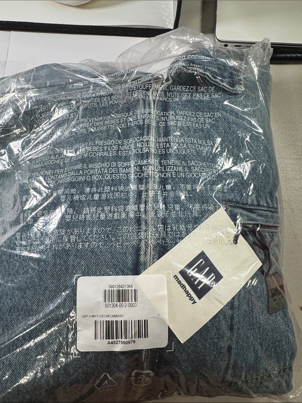 GAP Men’s Blue Denim Jeans Jacket